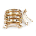 Barrettes monture courbe "Clip Paris" 6.5cmx0.9cm - Lot de 50