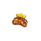 Pince crabe cheveux 6.5cm demi-blond