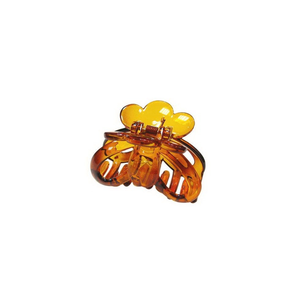 Pince crabe cheveux 6.5cm demi-blond