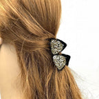 Lot de 2 Pinces cheveux paillette triangulaire