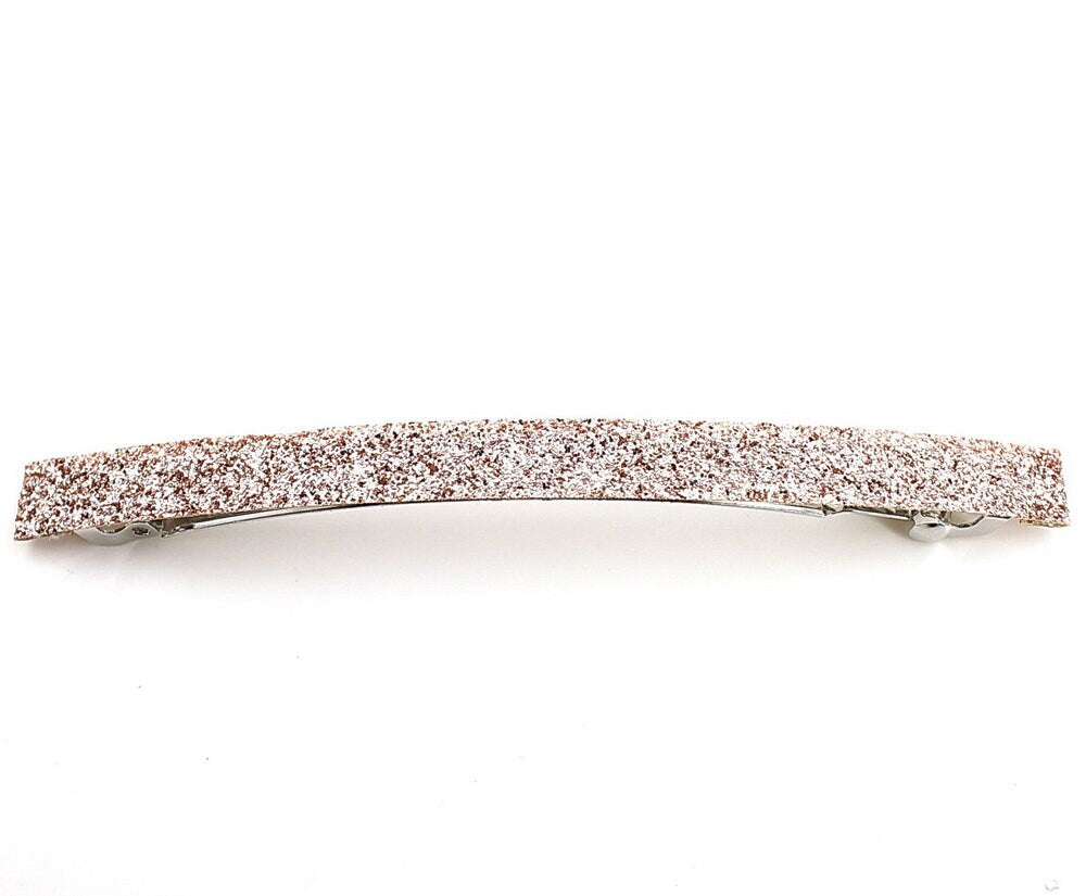 Barrette cheveux paillettes fines longue 10cm