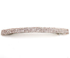 Barrette cheveux paillettes fines longue 10cm