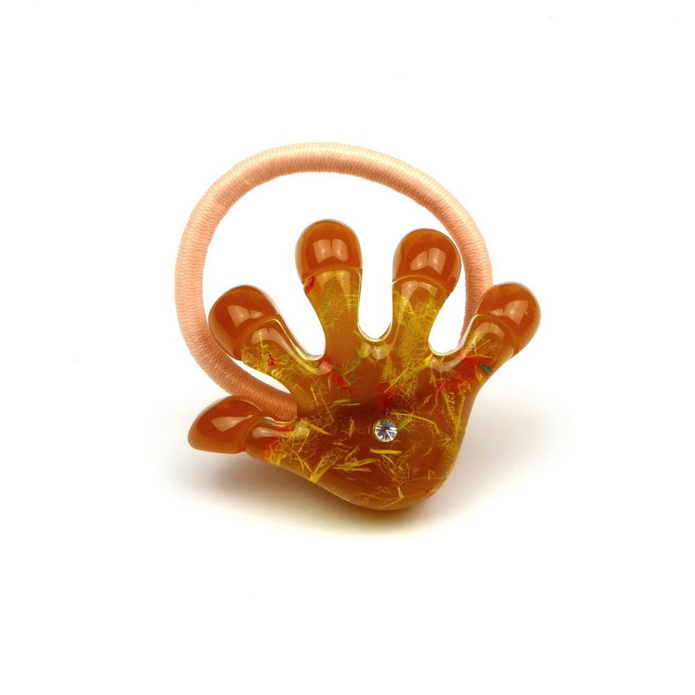 Lot de 6 élastiques cheveux main