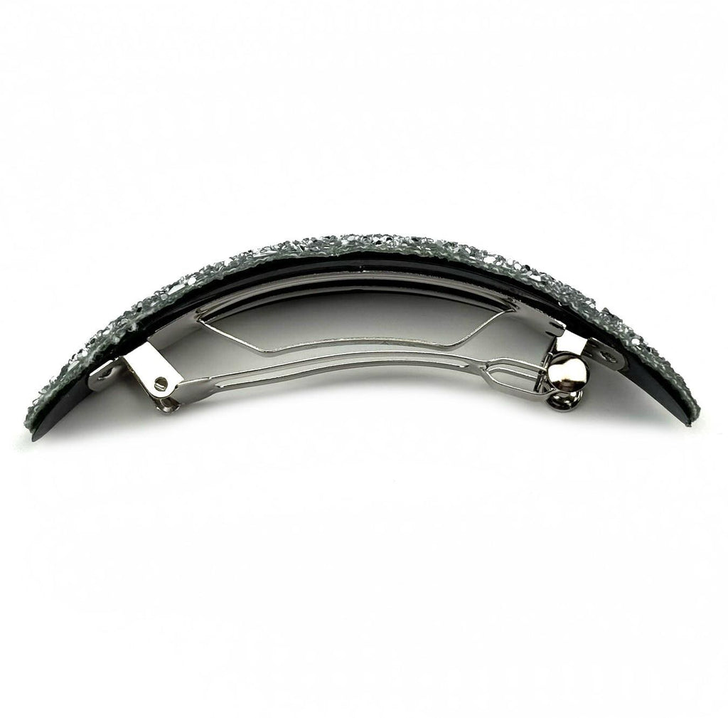 Barrette cheveux ovale à paillettes