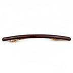 Barrette Cheveux Fine Émail Longue 10 cm rouge bordeaux – Clip Paris
