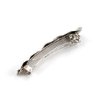 Barrette métal design martelé