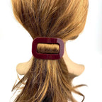 Barrette cheveux ajourée en acétate 