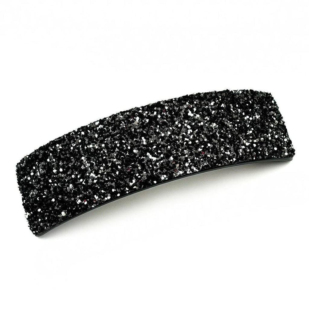 Barrette cheveux 9cm incurvée paillettes, accessoire cheveux