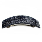 Barrette cheveux rectangle 8cm, accessoire cheveux fait main paillettes
