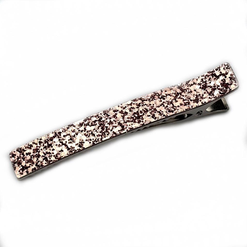 Grande pince cheveux paillettes 12.5cm