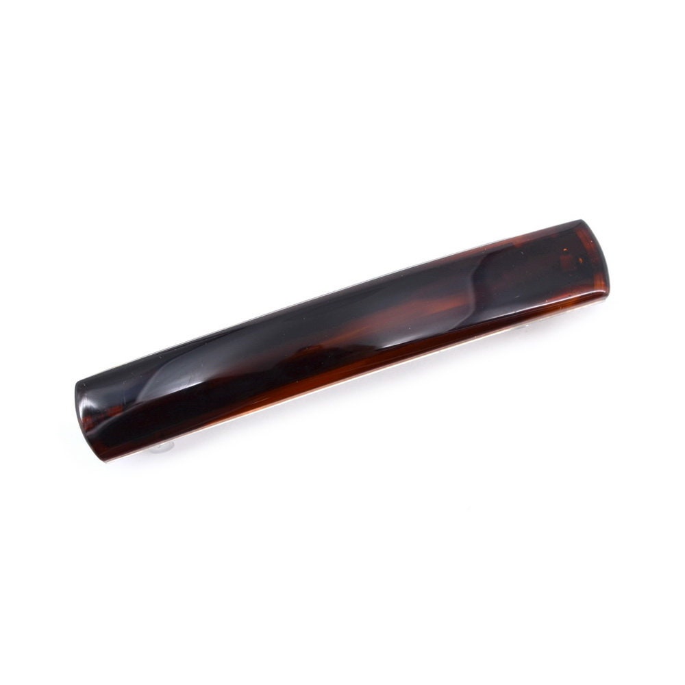 Barrettes cheveux classique rectangulaire "Made in France" 7.5cm, demi-blond