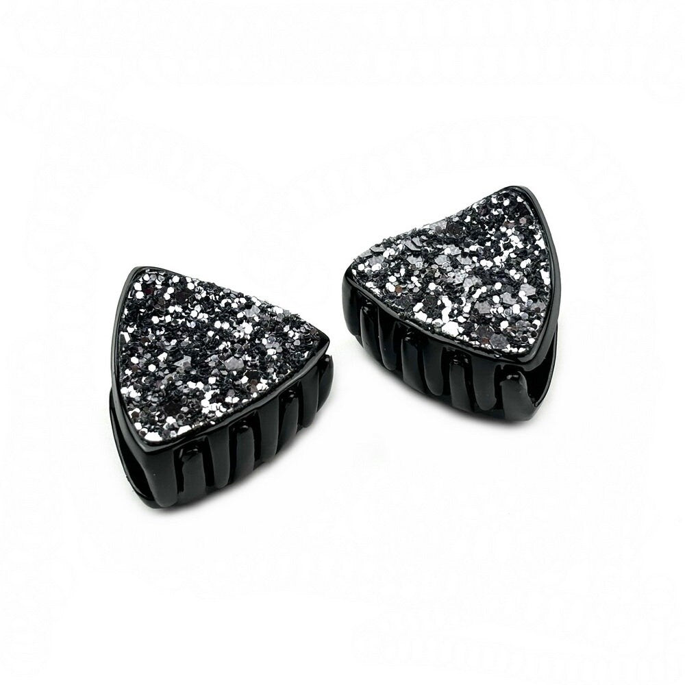 Lot de 2 Pinces cheveux paillette triangulaire