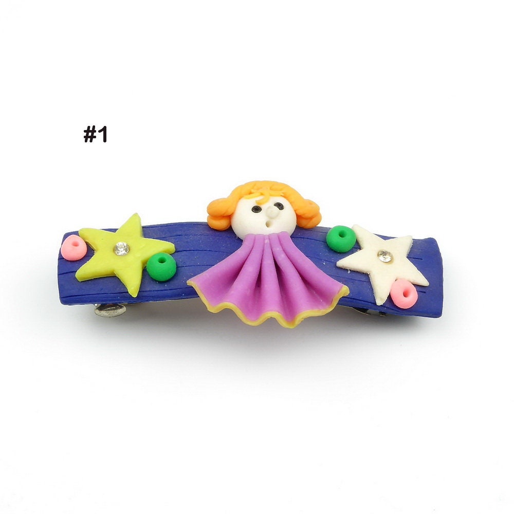 Barrette cheveux en polymère