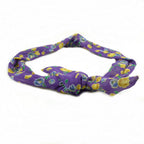 Bandeau headband cheveux imprimé fleuri