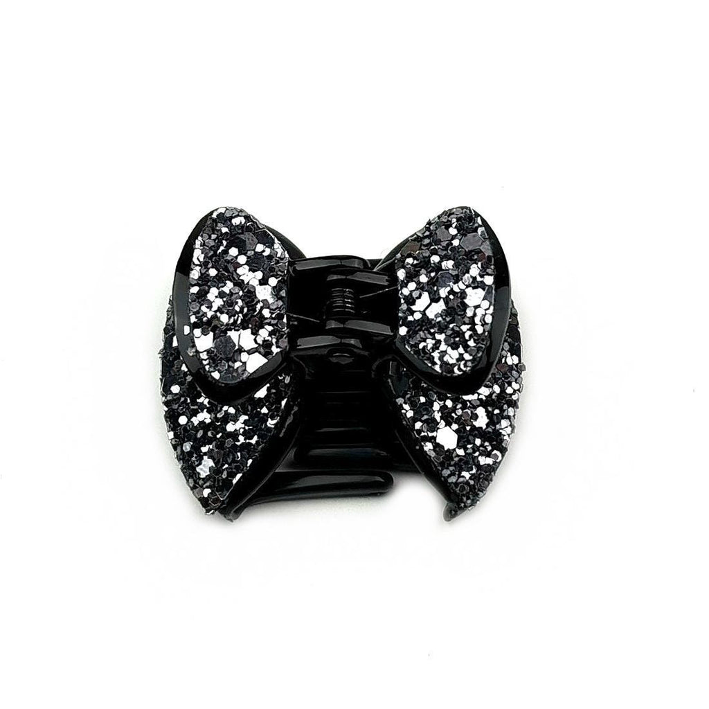 Pince cheveux noeud à paillettes