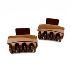 Lot de 2 pinces cheveux crabe