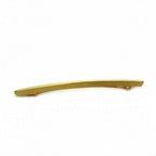 Barrette cheveux fine longue en métal brossé doré