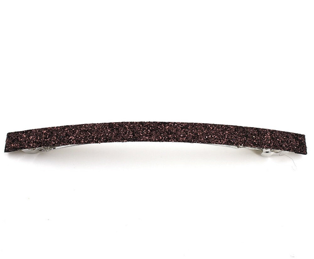 Barrette cheveux paillettes fines longue 10cm