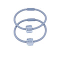 Lot de 2 élastiques cheveux avec cube cristal