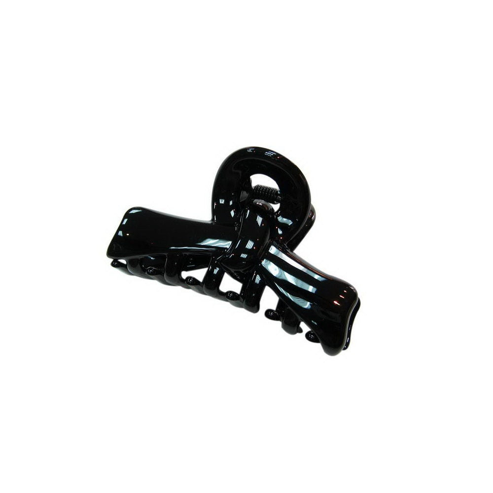 Pince cheveux crabe 6.8cm noir