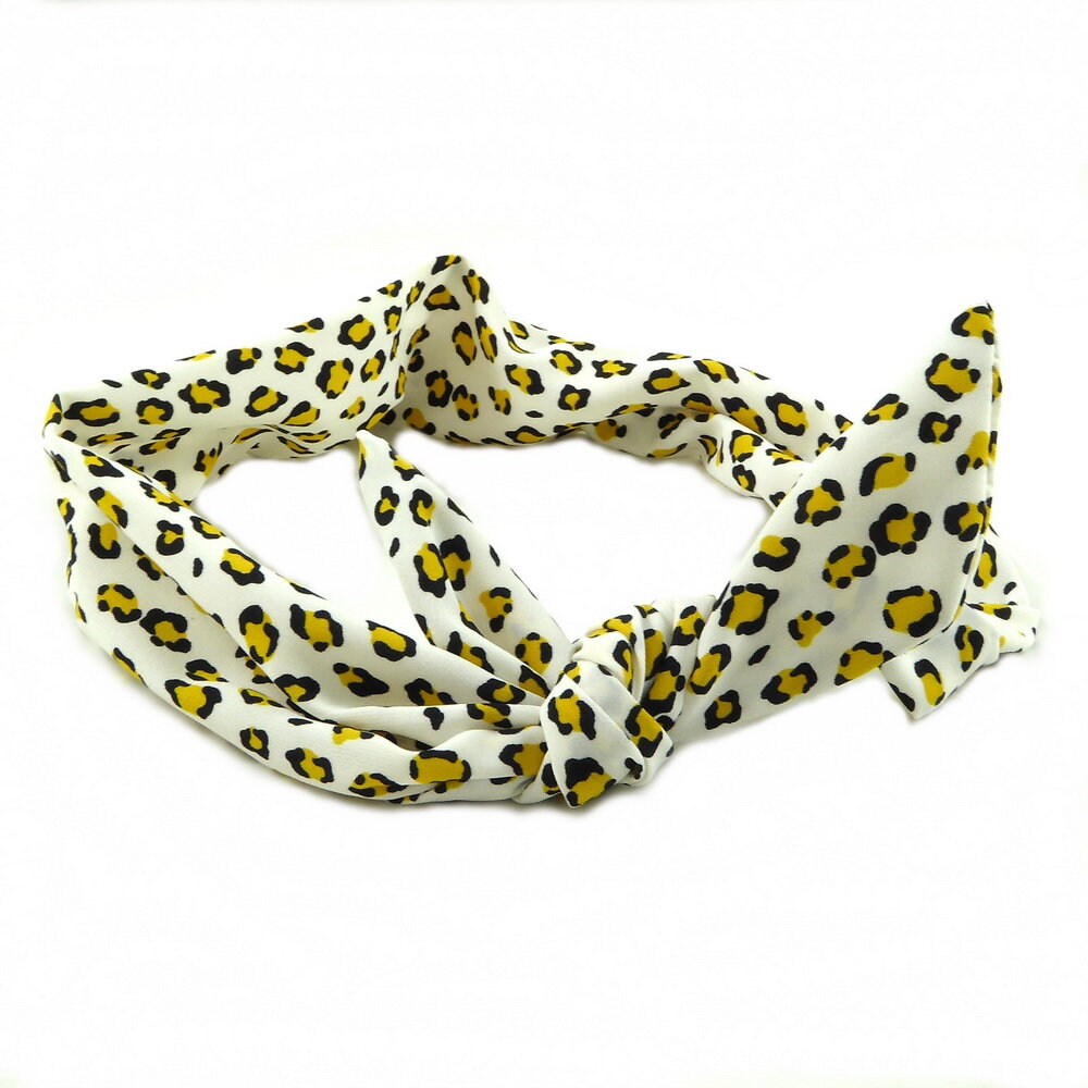Bandeau headband cheveux pantère