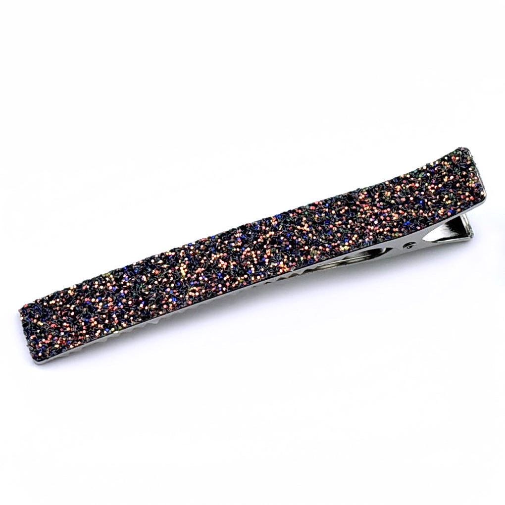Grande pince cheveux paillettes 12.5cm