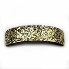 Barrette cheveux paillette 9.5cm, accessoire cheveux - doré, or rose, marron