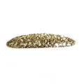 Barrette cheveux ovale 9cm paillettes