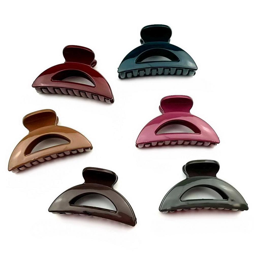 Lot de 2 pinces cheveux crabe 5.7cm