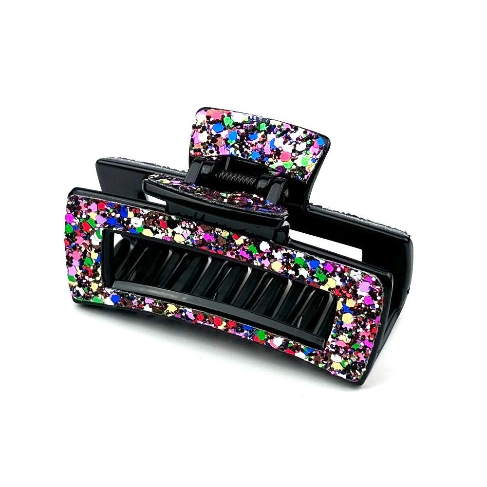 Pince cheveux paillette multicolore
