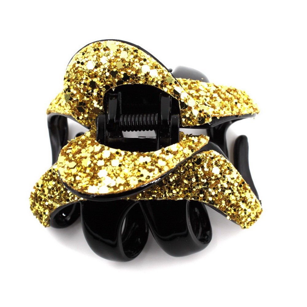 Pince cheveux paillette octopus