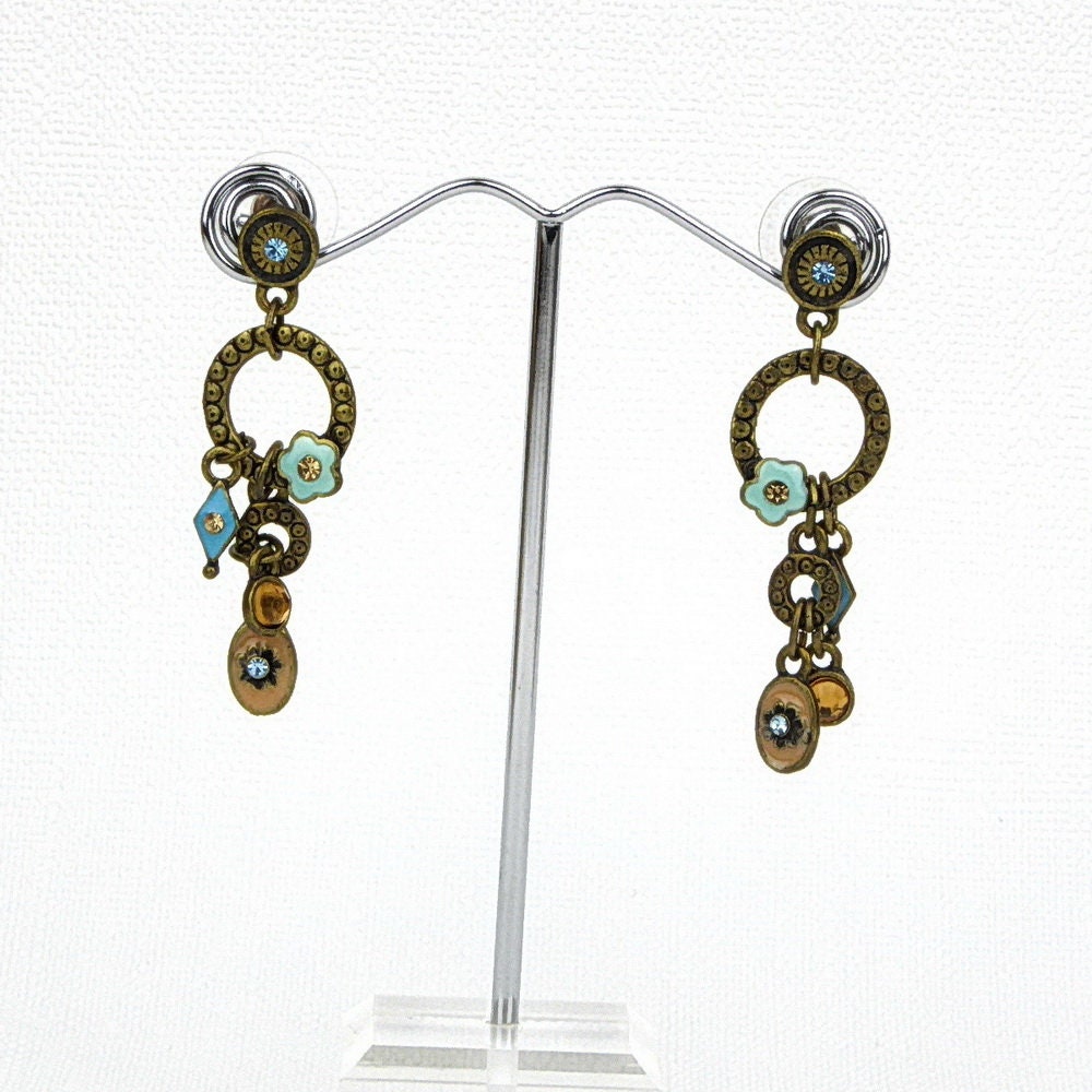 Boucle d'oreille pendante vintage