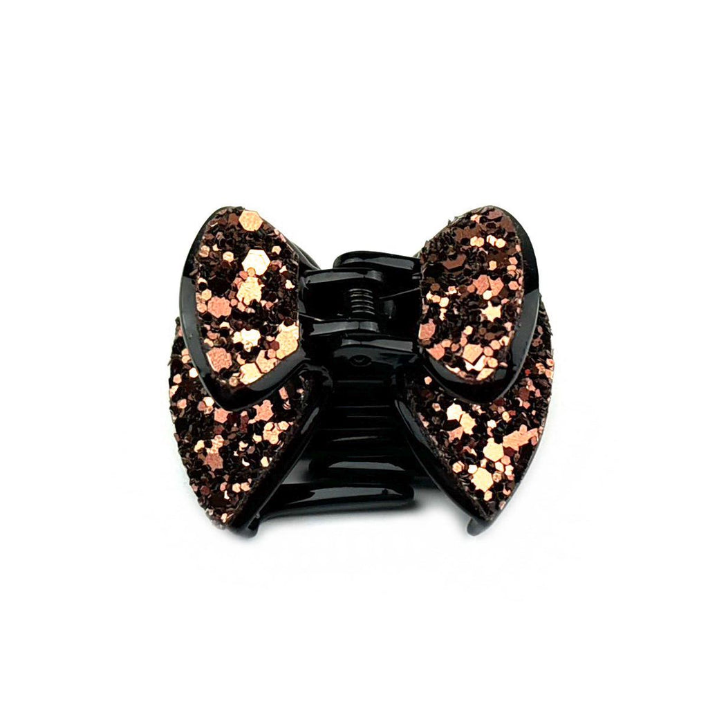 Pince cheveux noeud paillettes