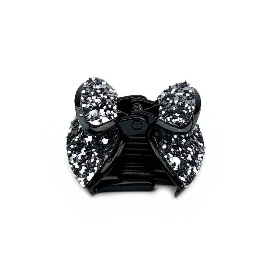 Pince cheveux noeud à paillettes
