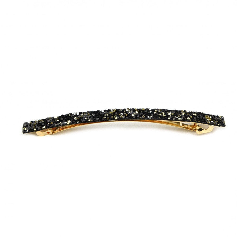 Barrette cheveux longue 10cm paillette
