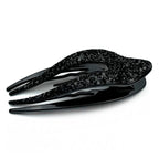 pince à cheveux bec ornée de paillettes noires