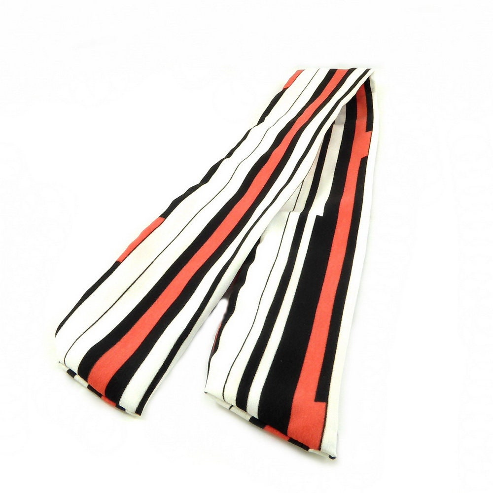 Bandeau headband cheveux rayures