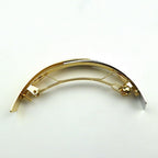 Barrette cheveux incurvée bicolore