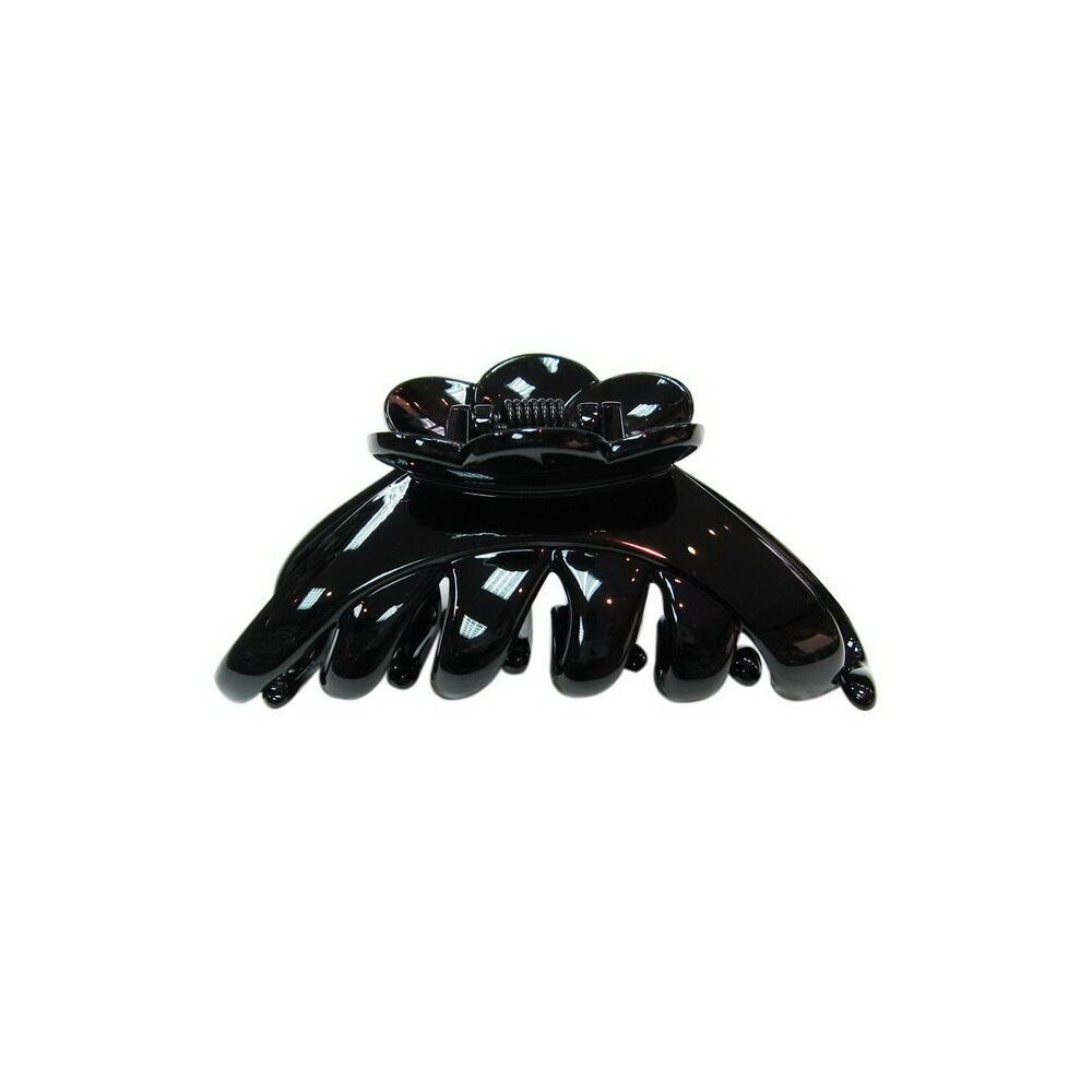 Pince crabe pour cheveux épais 9.5cm noir