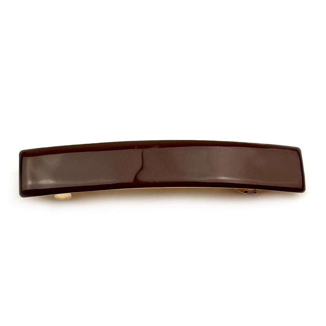 Barrette cheveux émail 9cm, accessoire cheveux