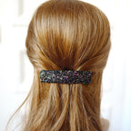 Barrette cheveux 9cm paillettes