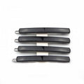 Barrettes cheveux Made in France 6.7cm noir - Lot de 4