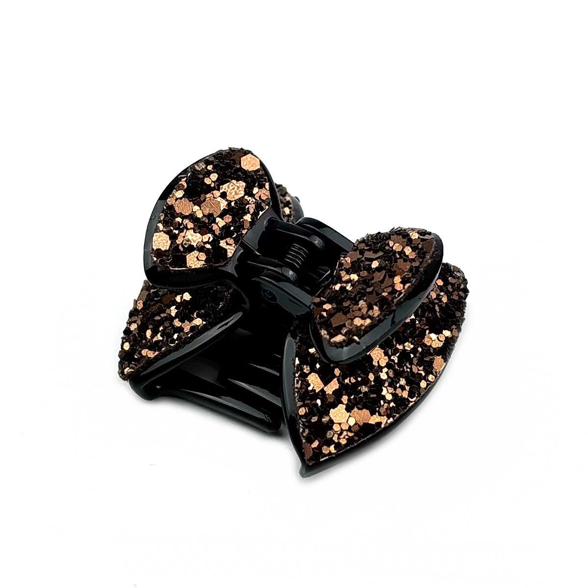 Pince cheveux noeud paillettes