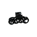 Pince crabe cheveux 8.5cm celluloïd noir