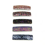 Barrette cheveux 9cm paillettes