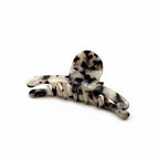 Pince cheveux crabe 9cm acétate motif tortue ivoire