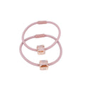 Lot de 2 élastiques cheveux avec cube cristal