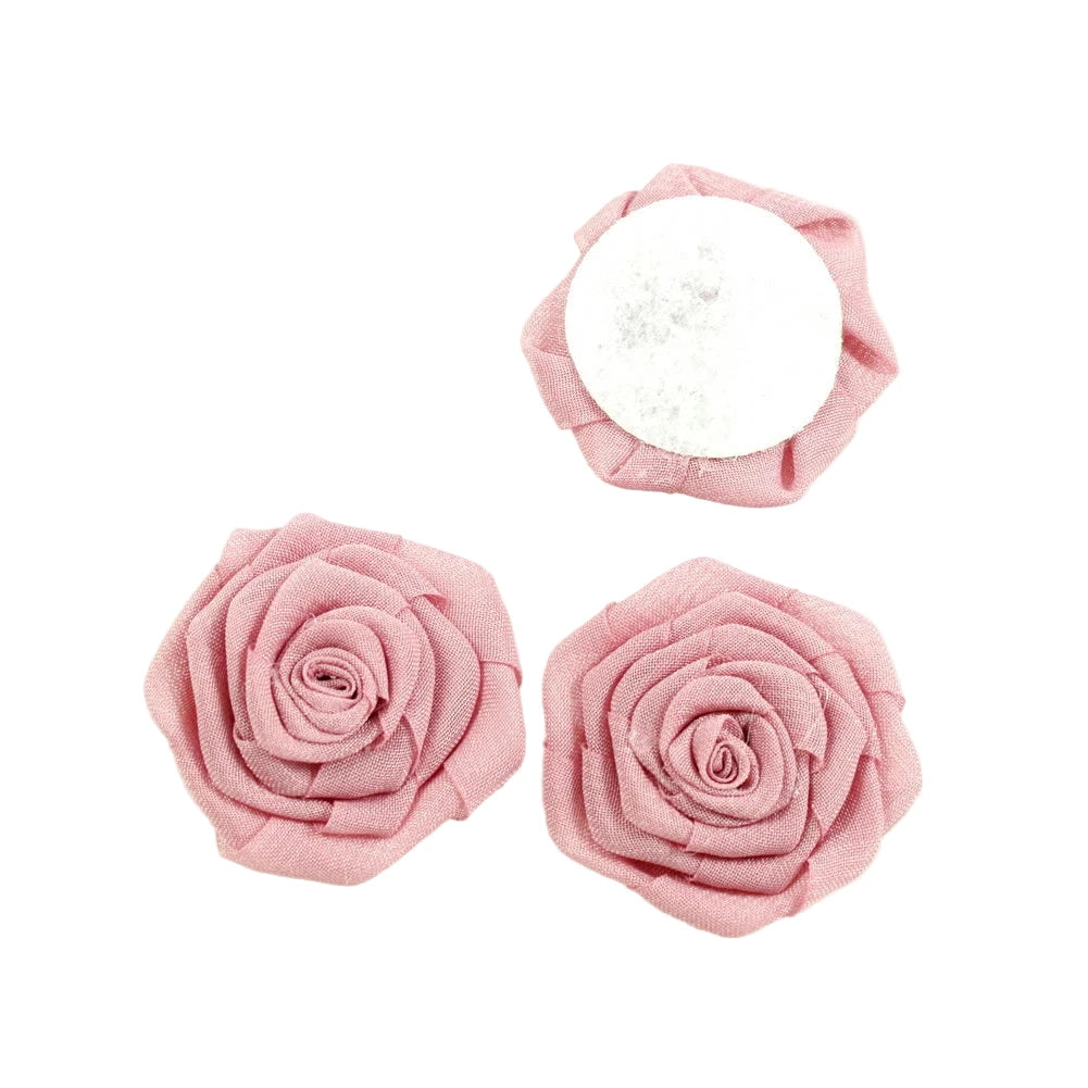 Lot de 6 fleurs rose