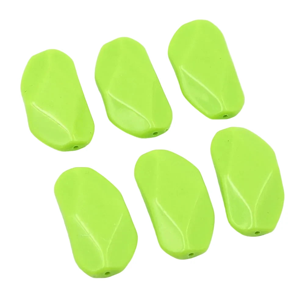 Lot de 10 perles plates à facette