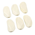 Lot de 10 perles plates à facette